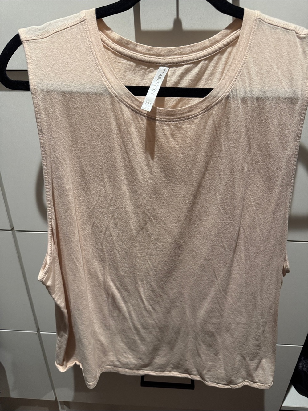 Women's Sleeveless Tank Top in Light Beige